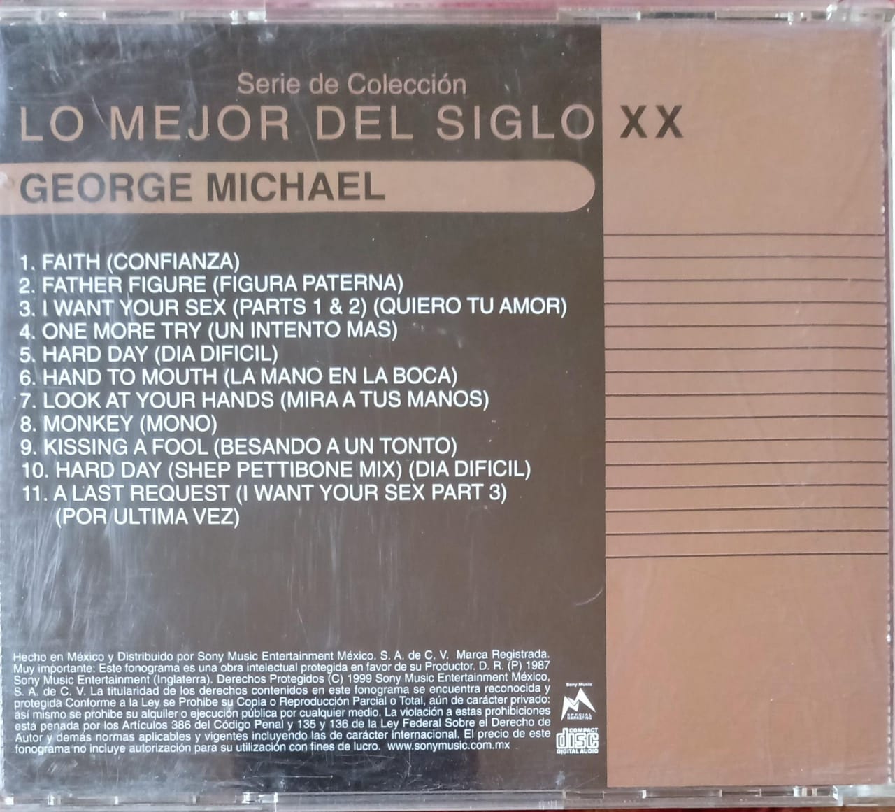 George Michael – Faith. Cd en buen estado.