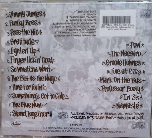 Beastie Boys – Check Your Head (CD Importado).