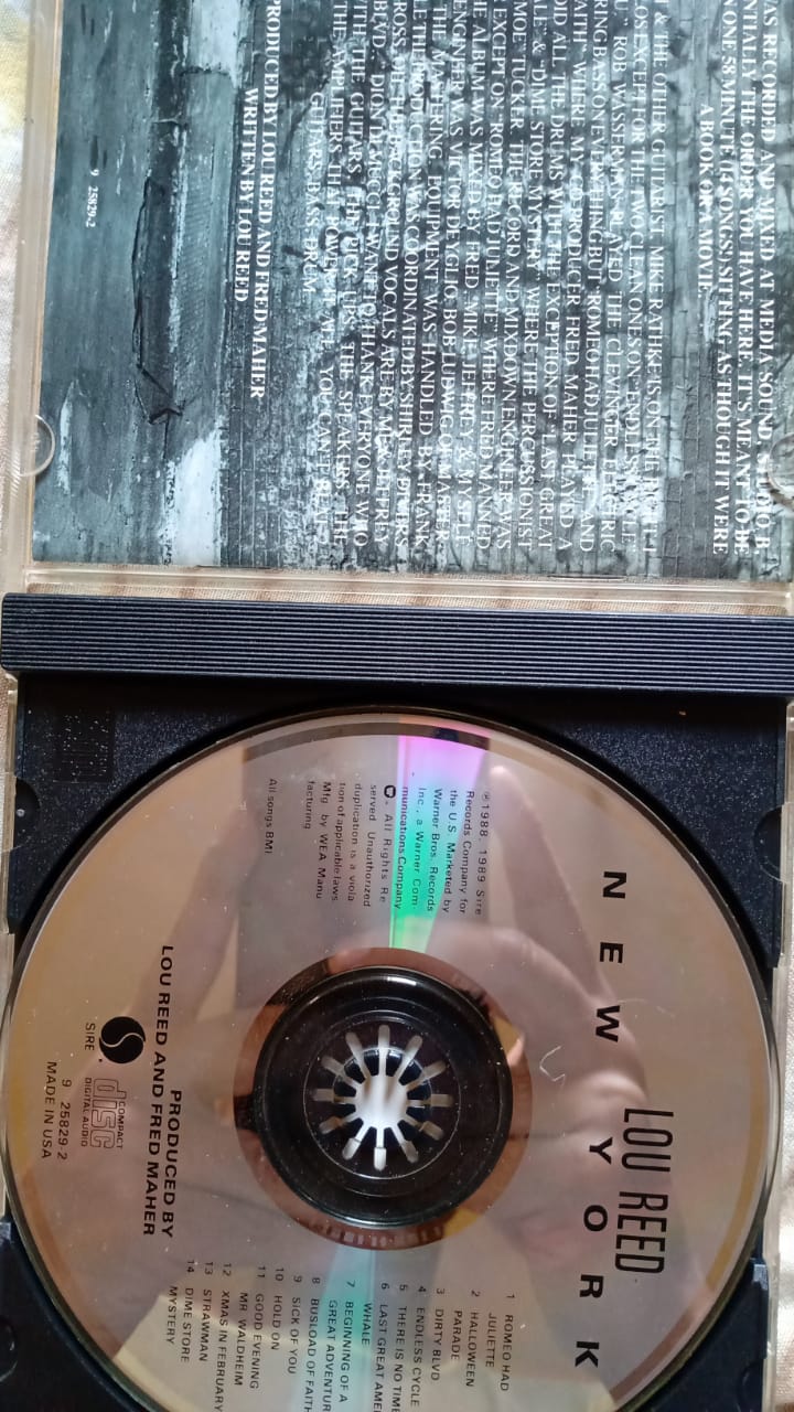 Lou Reed – New York (CD Importado).
