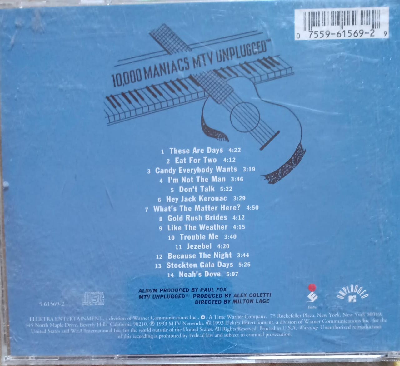10,000 Maniacs – MTV Unplugged (CD Importado).
