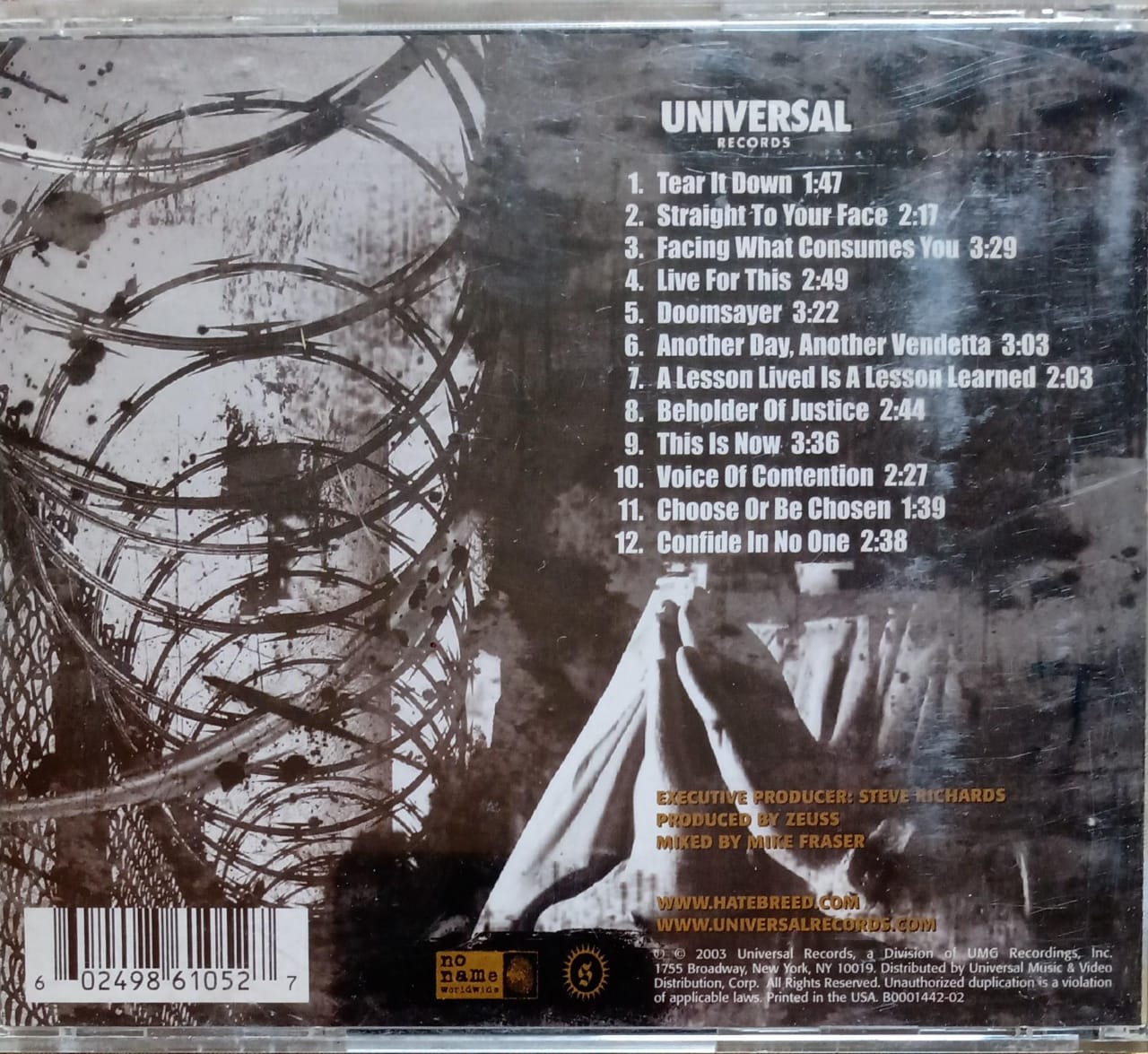 Hatebreed – The Rise of Brutality (CD Importado).
