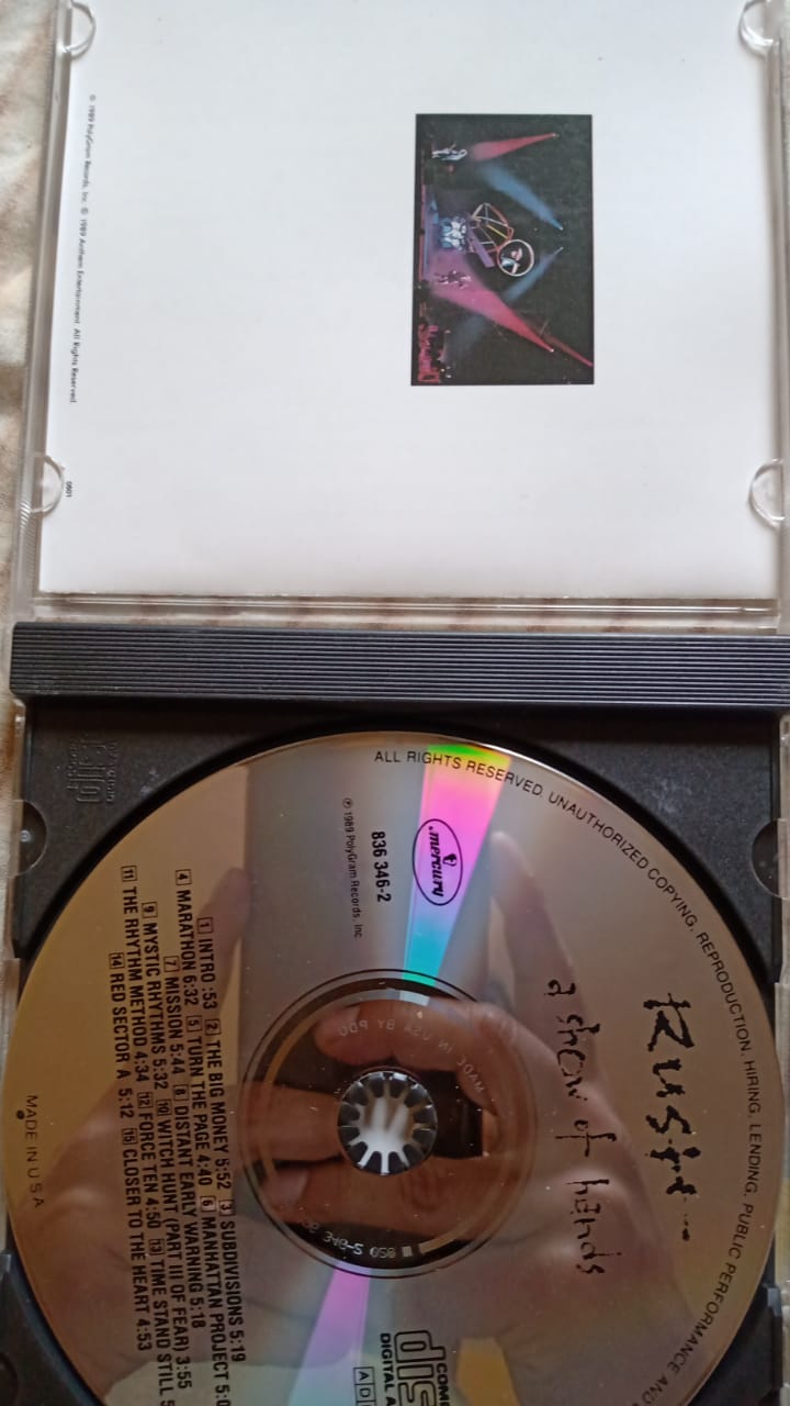 Rush – A Show of Hands (CD Importado).