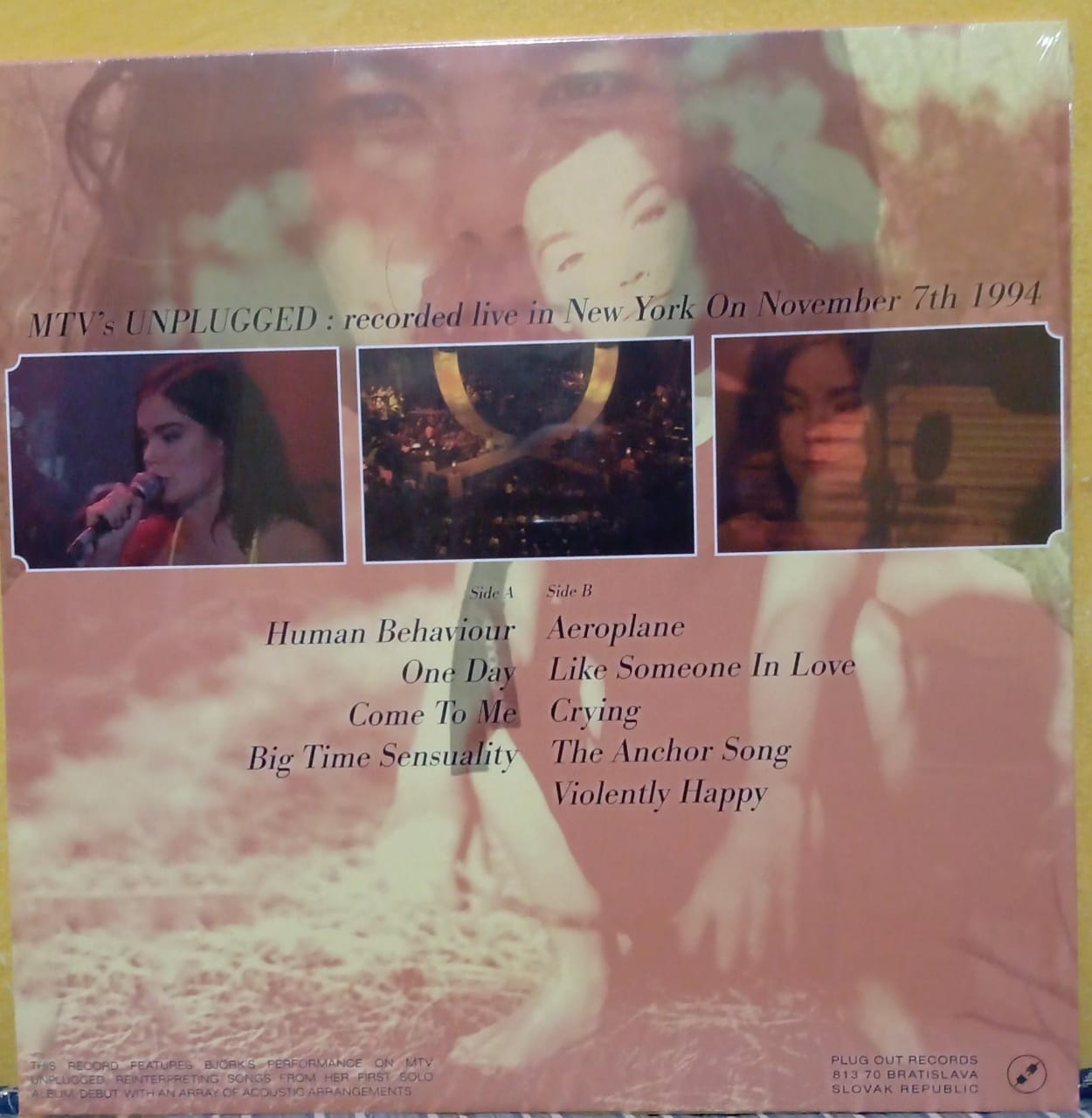 Björk – Unplugged. Vinilo nuevo. Raro.