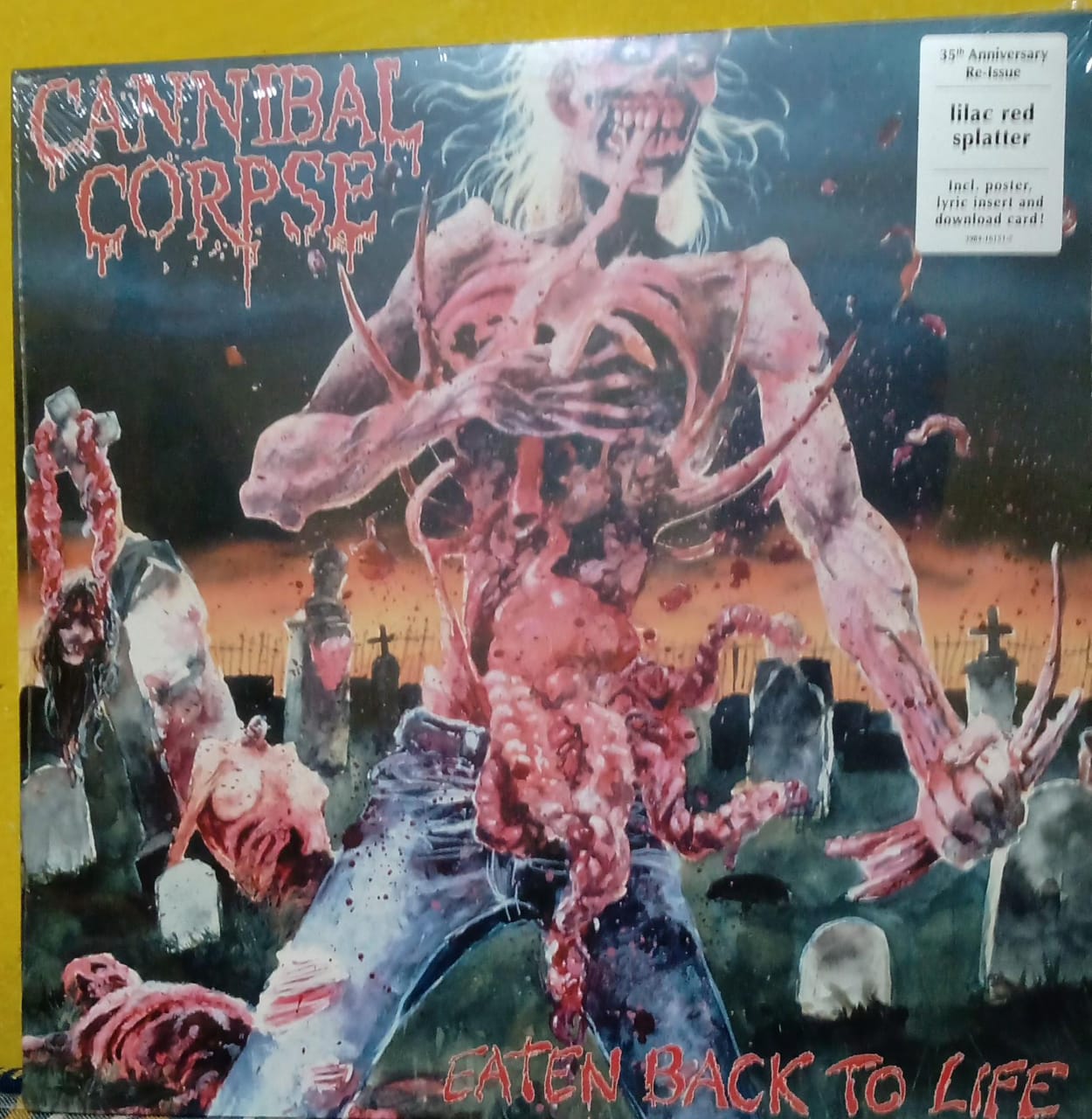 Cannibal Corpse – Eaten Back To Life. Vinilo nuevo.