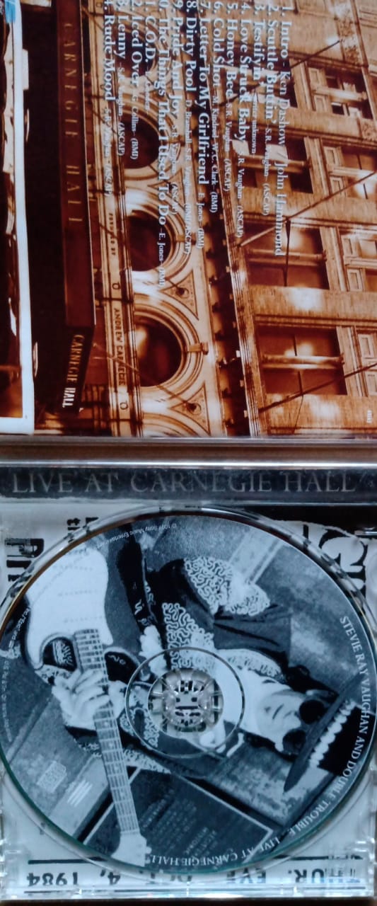 Stevie Ray Vaughan and Double Trouble – Live at Carnegie Hall (CD Importado).