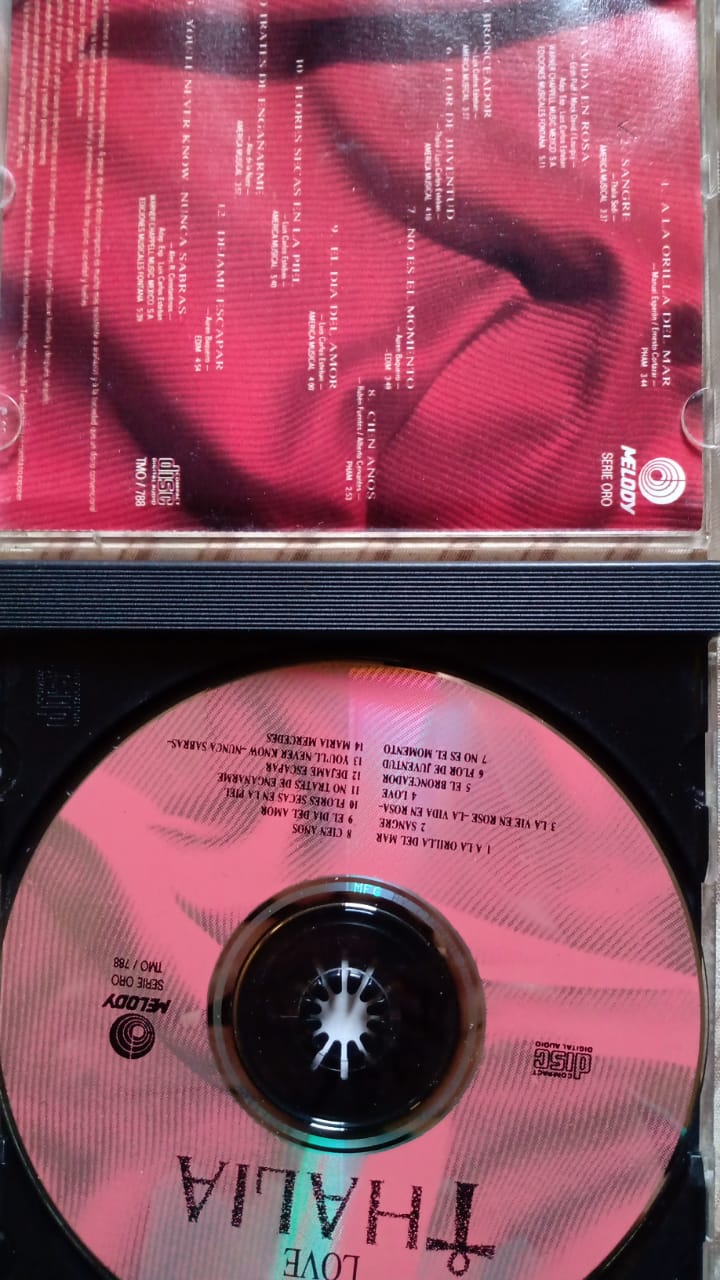 Thalía – Love. CD.