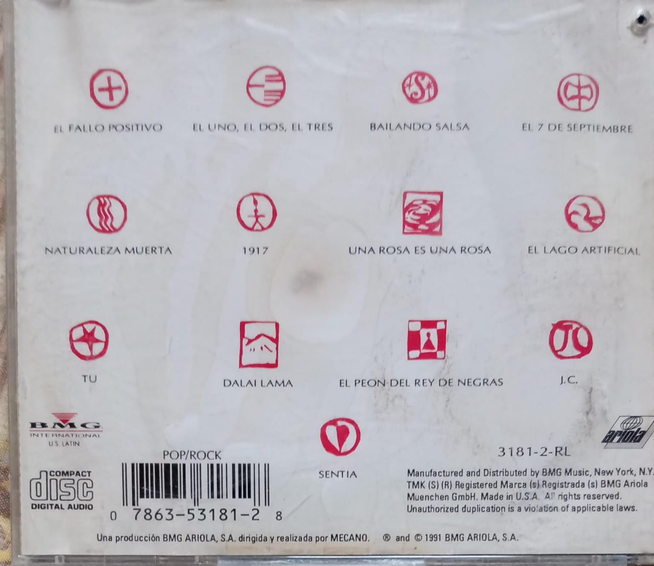 Mecano – Aidalai. Cd en buen estado.
