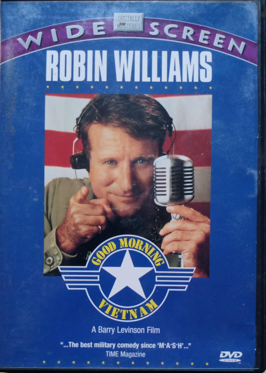 Buenos días, Vietnam. Título original: Good Morning, Vietnam. DVD.