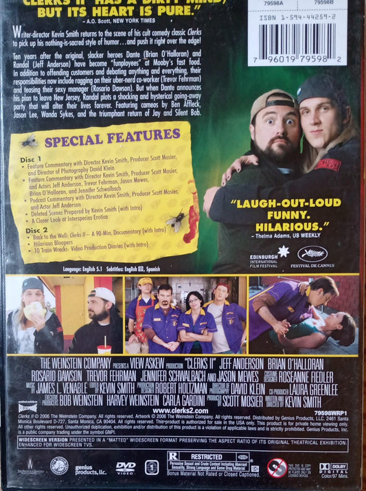 Clerks II. DVD doble.