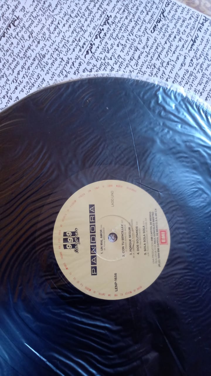 Pandora – 999 Razones. Vinilo 1989.