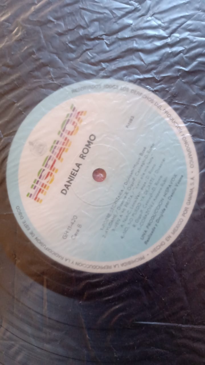 Daniela Romo – Daniela Romo. Vinilo 1983.