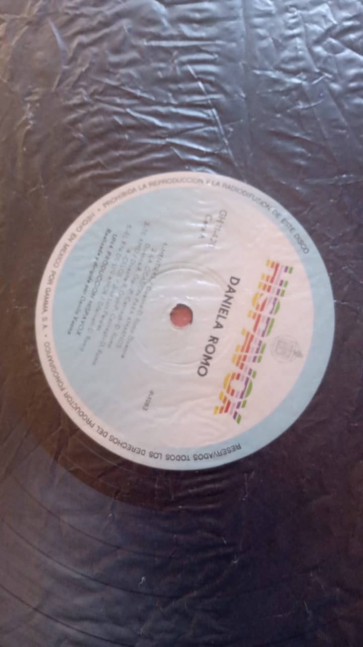 Daniela Romo – Daniela Romo. Vinilo 1983.