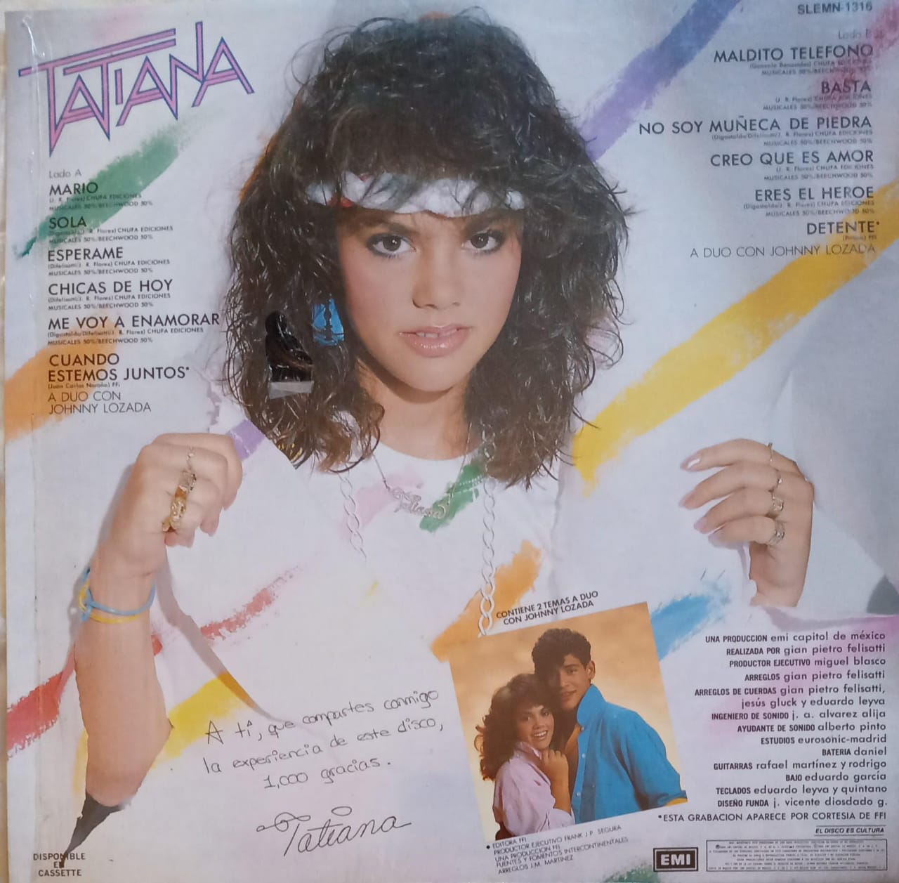 Tatiana – Chicas De Hoy. Vinilo 1985.