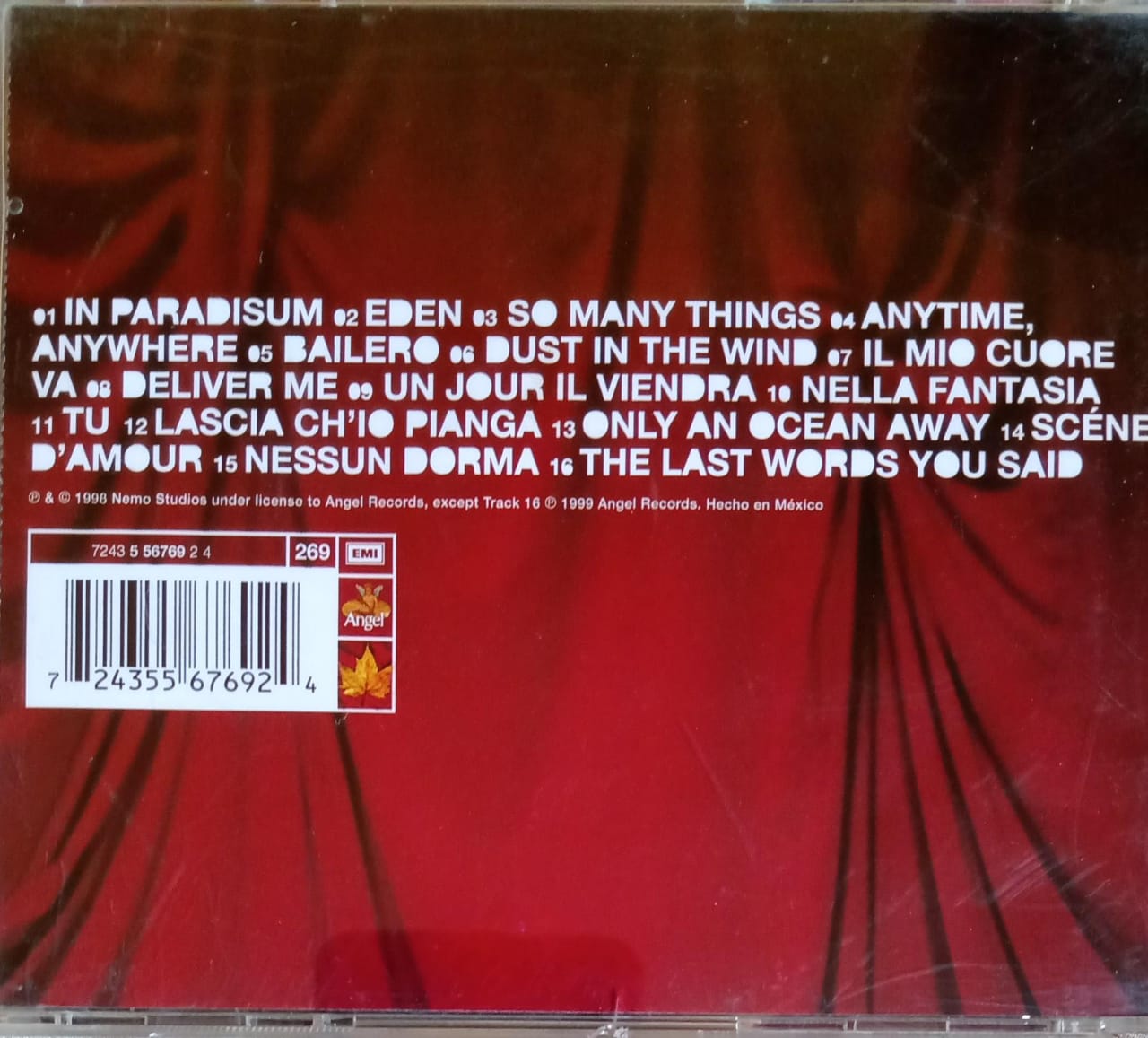 Sarah Brightman – Eden. Cd.