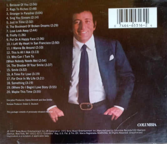 Tony Bennett – All Time Greatest Hits. Cd.