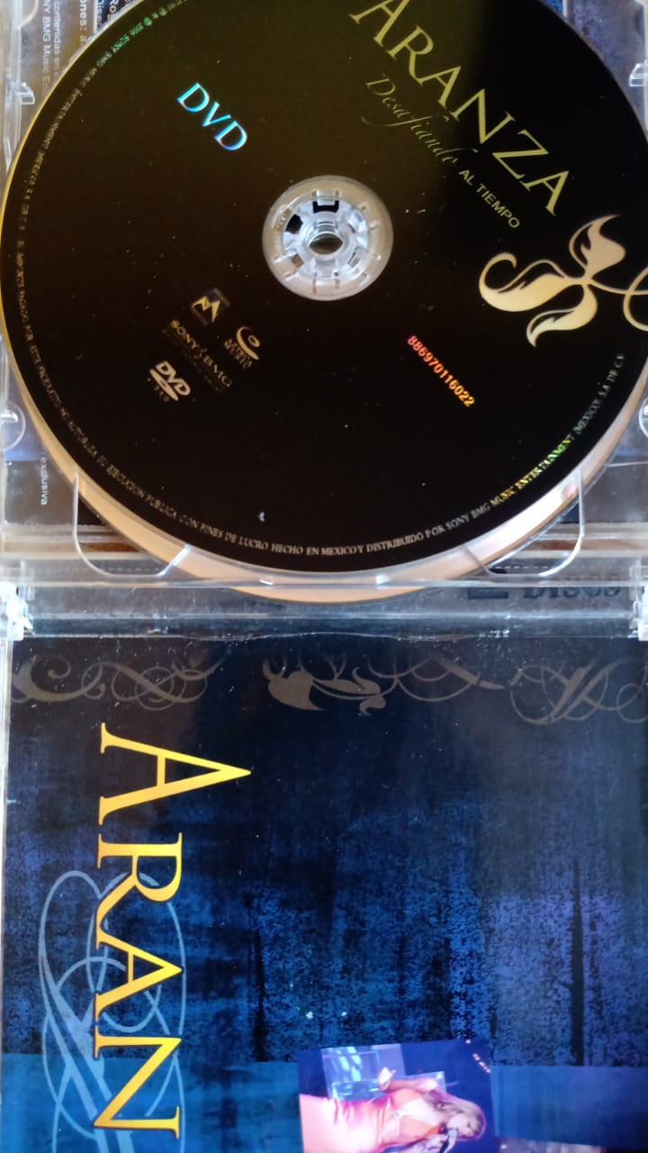 Aranza – Desafiando Al Tiempo. Cd y DVD.