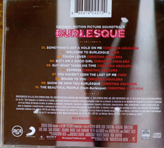 Christina Aguilera & Cher – Burlesque (Ost Soundtrack). Cd.