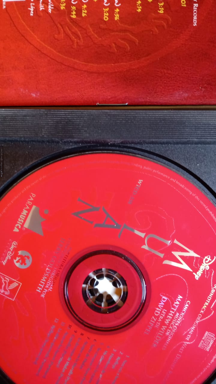 Mulán (Ost Soundtrack Original De Walt Disney Records). Cd.