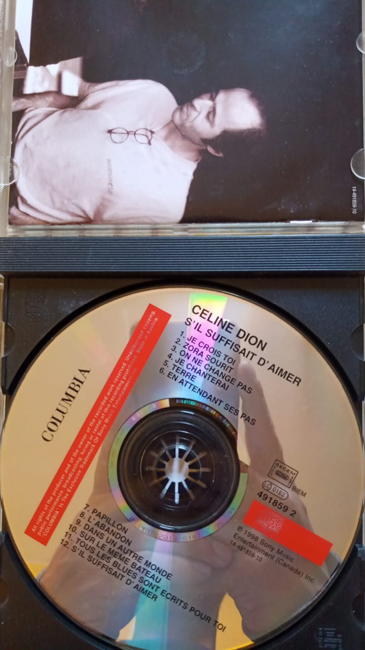 Céline Dion – S'il Suffisait D'aimer. Cd.