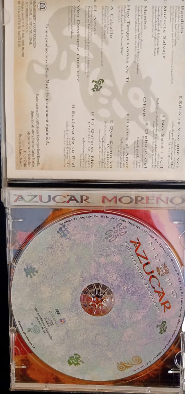 Azúcar Moreno – Mucho Azucar (Grandes Éxitos). Cd en buen estado.