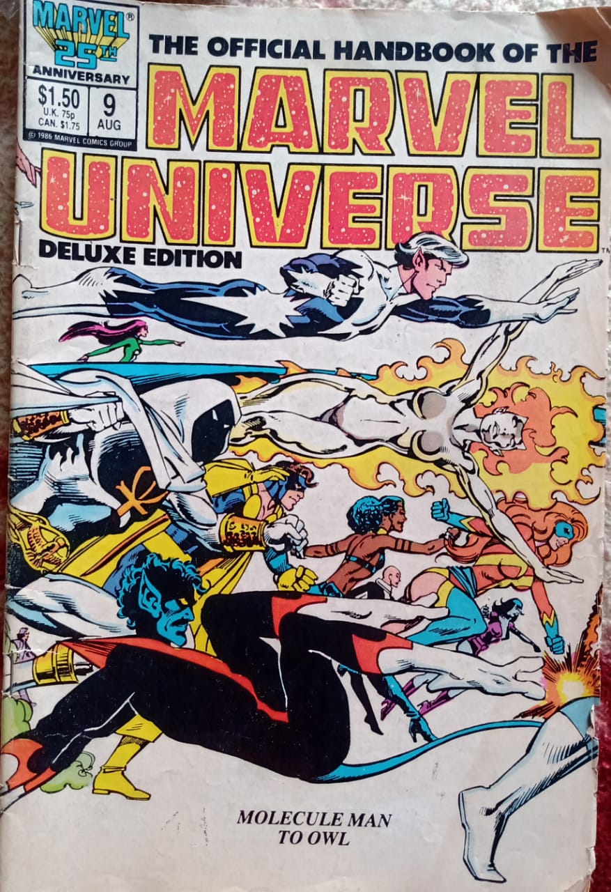 The Official Handbook of the Marvel Universe. 7 números 1989.