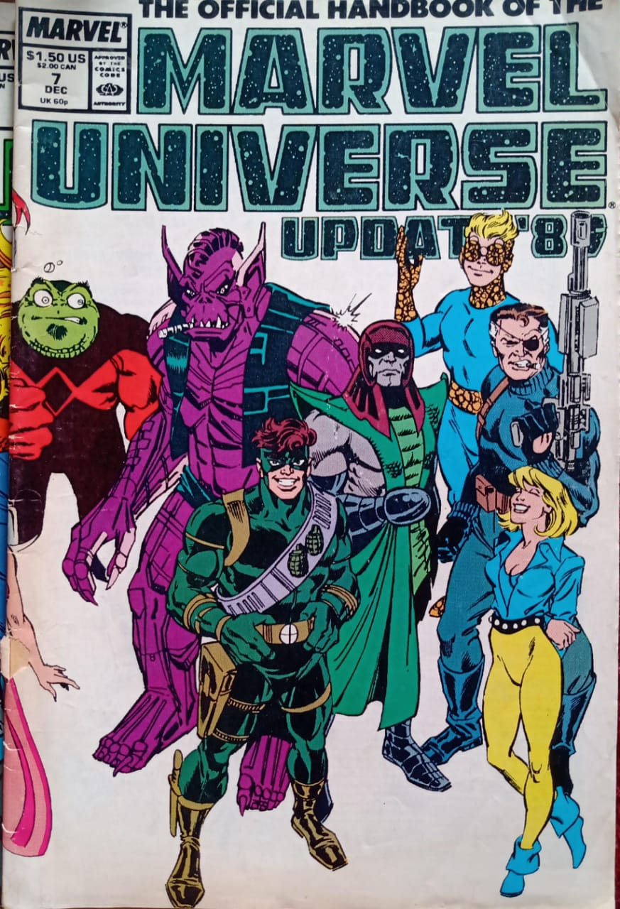 The Official Handbook of the Marvel Universe. 7 números 1989.