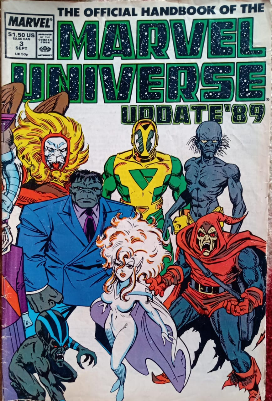 The Official Handbook of the Marvel Universe. 7 números 1989.