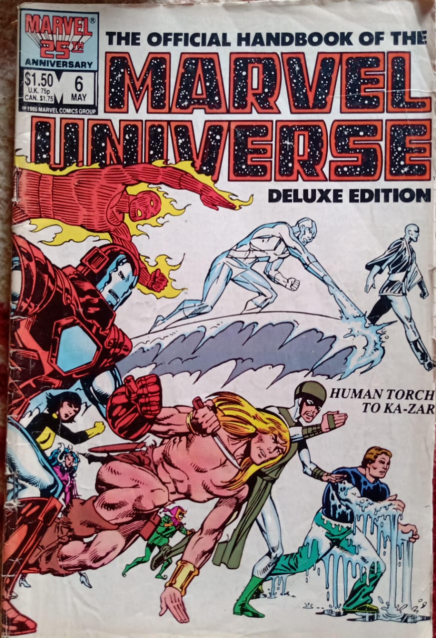 The Official Handbook of the Marvel Universe. 7 números 1989.