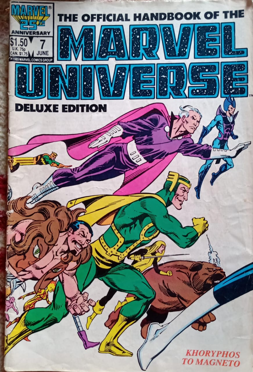 The Official Handbook of the Marvel Universe. 7 números 1989.