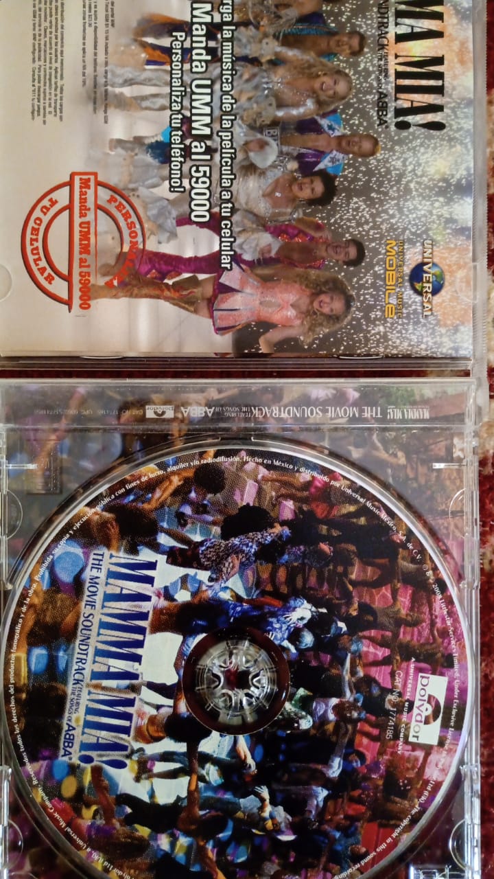 Varios – Mamma Mia! (OST Soundtrack ABBA). CD.