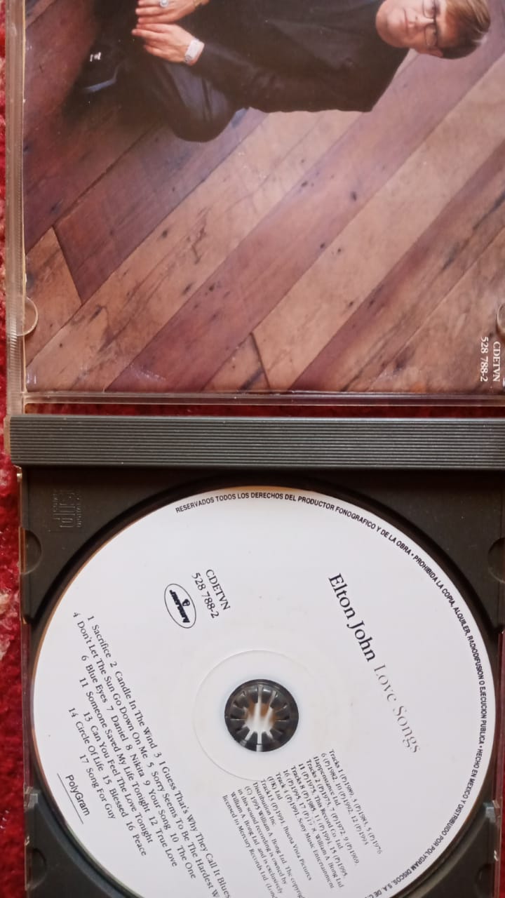 Elton John – Love Songs. Cd.