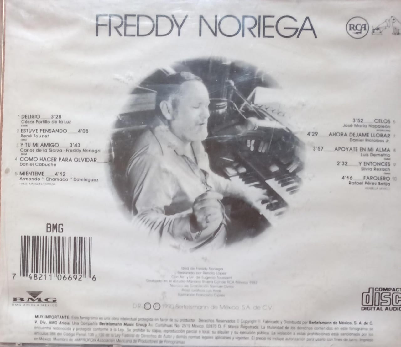 Freddy Noriega – Freddy Noriega. Cd.