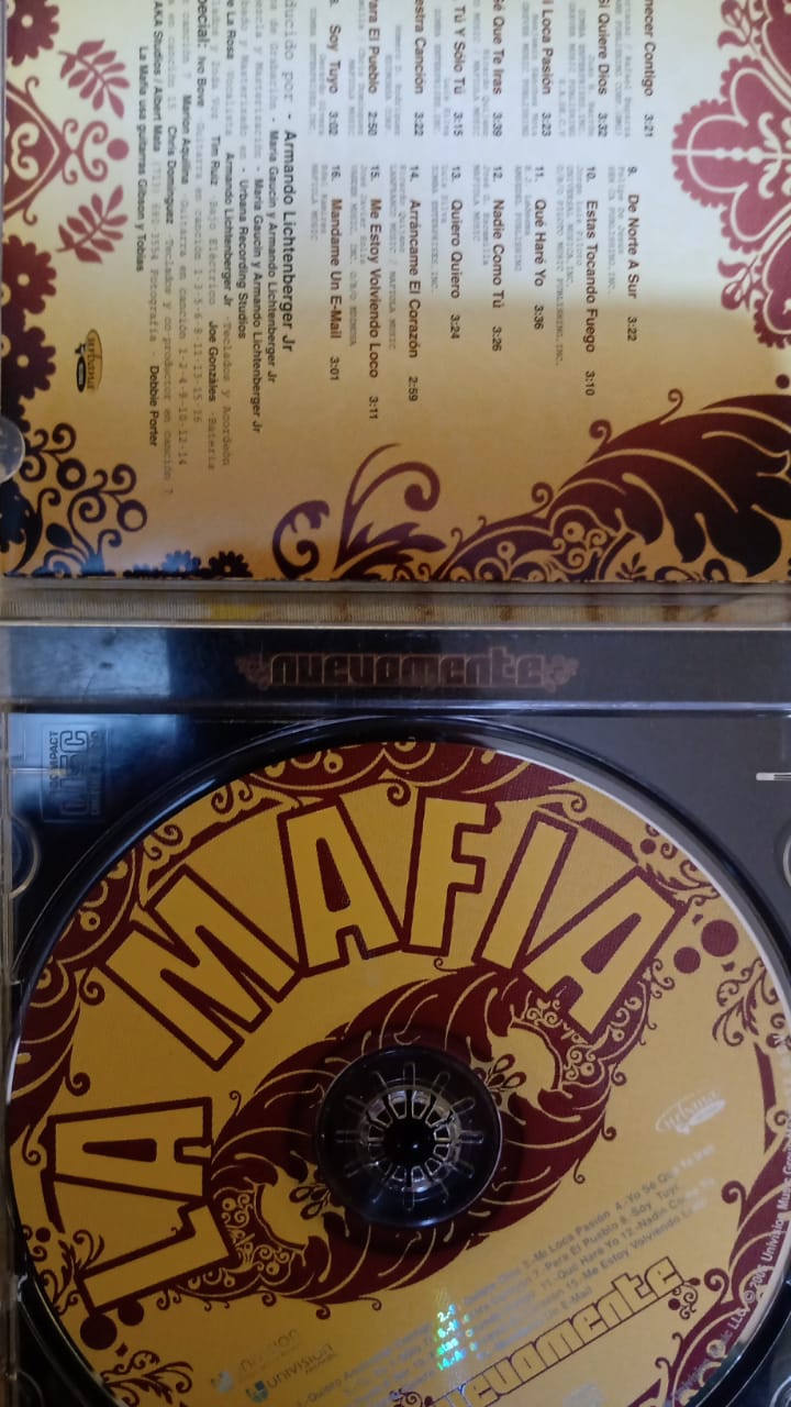 La Mafia – Nuevamente. Cd.