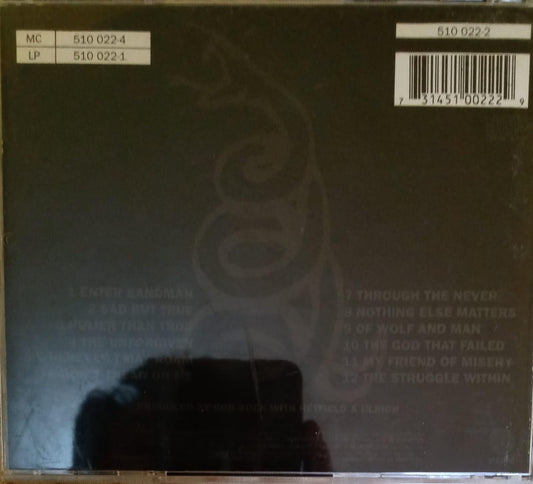 Metallica – Metallica (El Álbum Negro). Cd.
