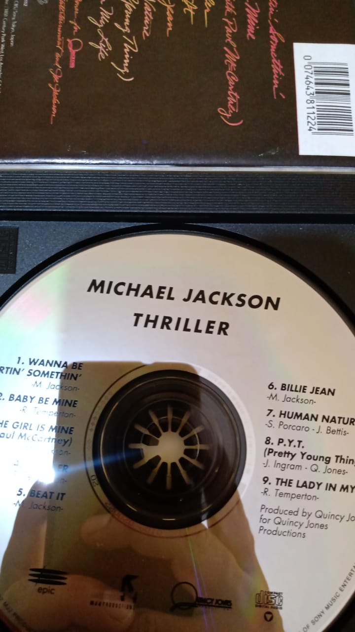 Michael Jackson –&nbsp;Thriller (1982) [Importado]. Cd.