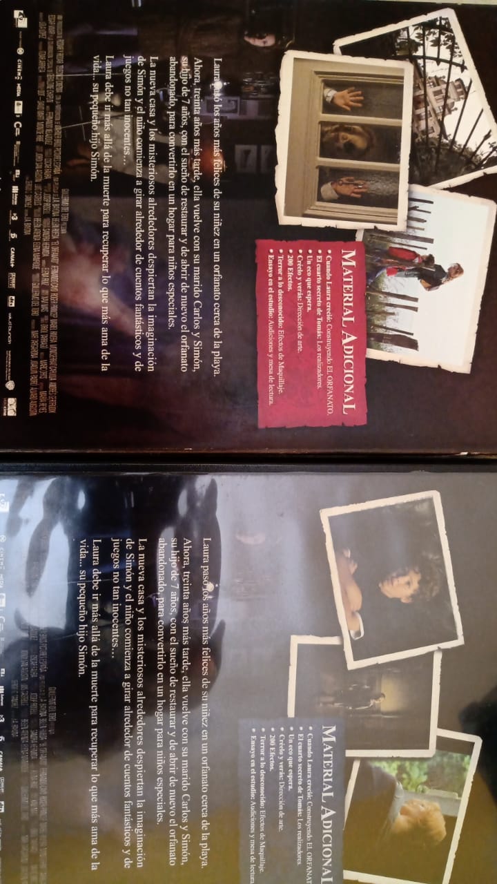 El orfanato. DVD.