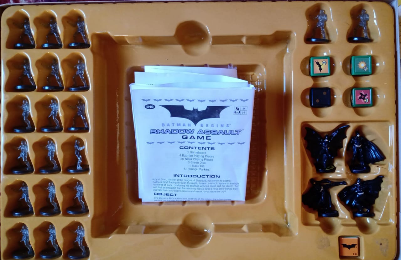 Batman Begins: Shadow Assault Juego de Mesa Mattel.