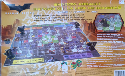 Batman Begins: Shadow Assault Juego de Mesa Mattel.