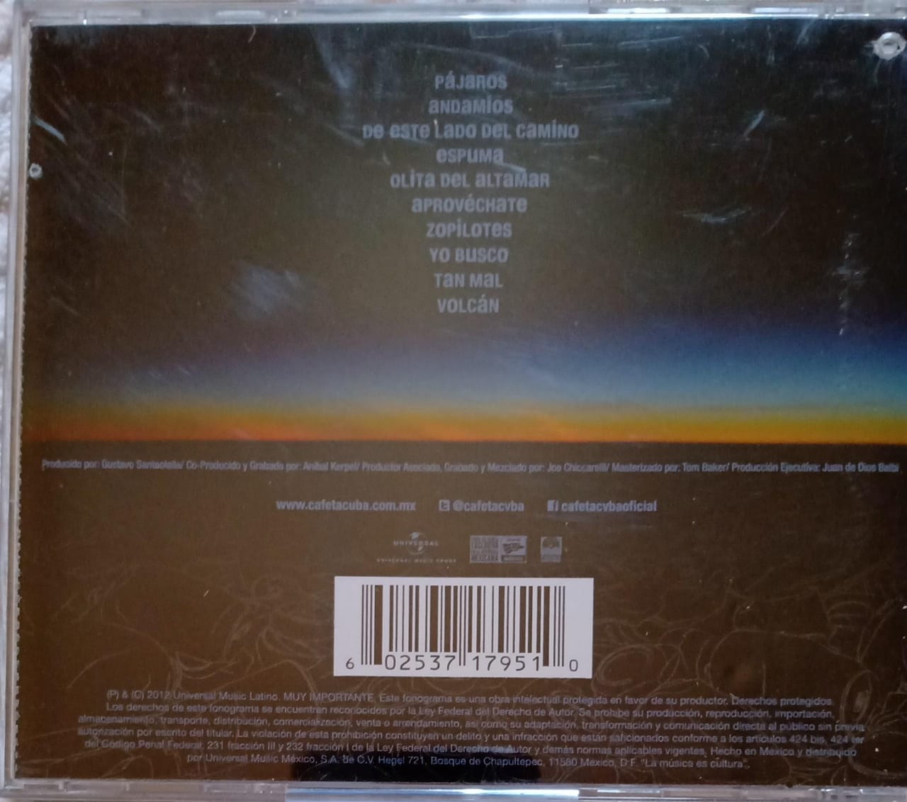 Café Tacvba – El Objeto Antes Llamado Disco. Cd excelente estado.