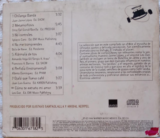 Cafe Tacuba – Avalancha De Éxitos. Cd, caja de cartón, raro.