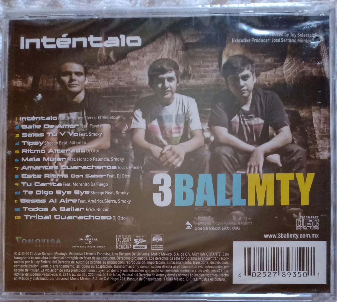 3Ballmty – Inténtalo. Cd nuevo.