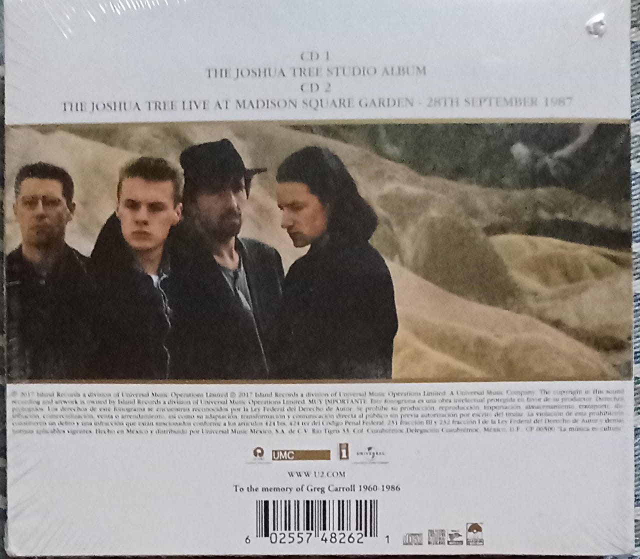 U2 – The Joshua Tree. Cd doble nuevo.