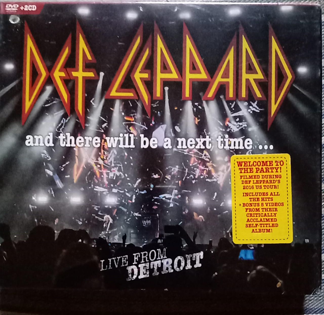 Def Leppard And There Will Be A Next Time Live 2 Cd + Dvd. Nuevo.
