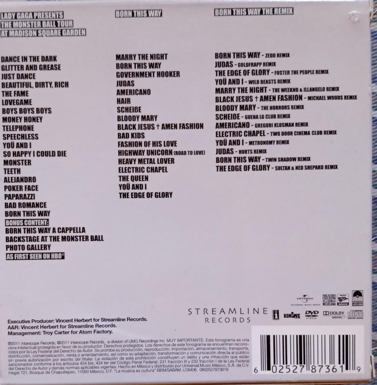 Lady Gaga – Born This Way (The Collection). Cd triple.
