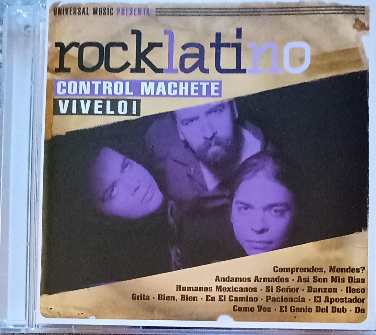Control Machete – Rocklatino. CD.