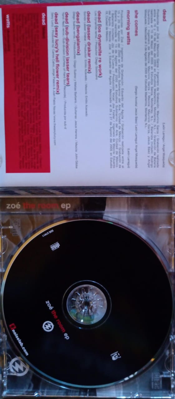 Zoé – The Room Ep. Cd.