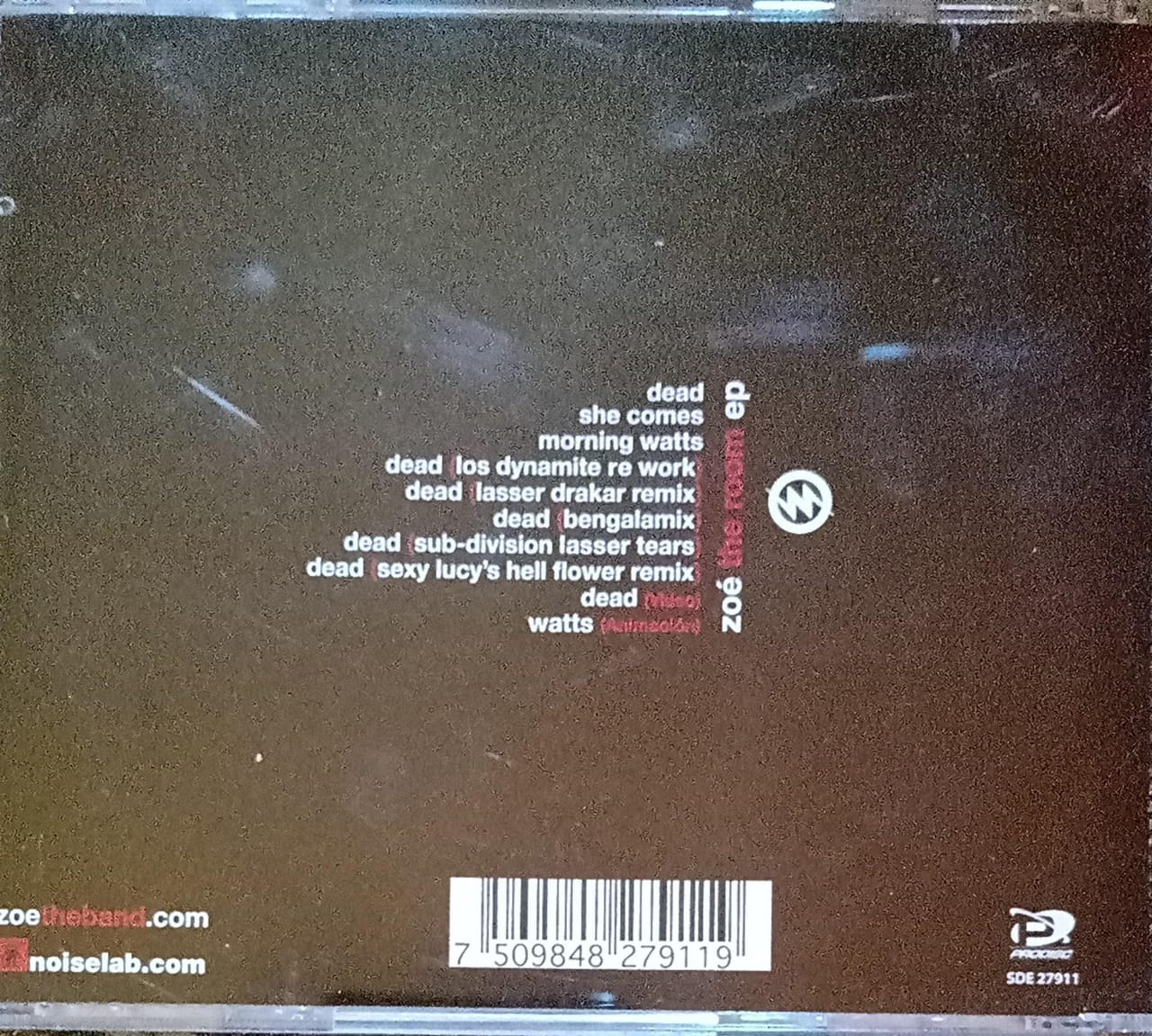 Zoé – The Room Ep. Cd.
