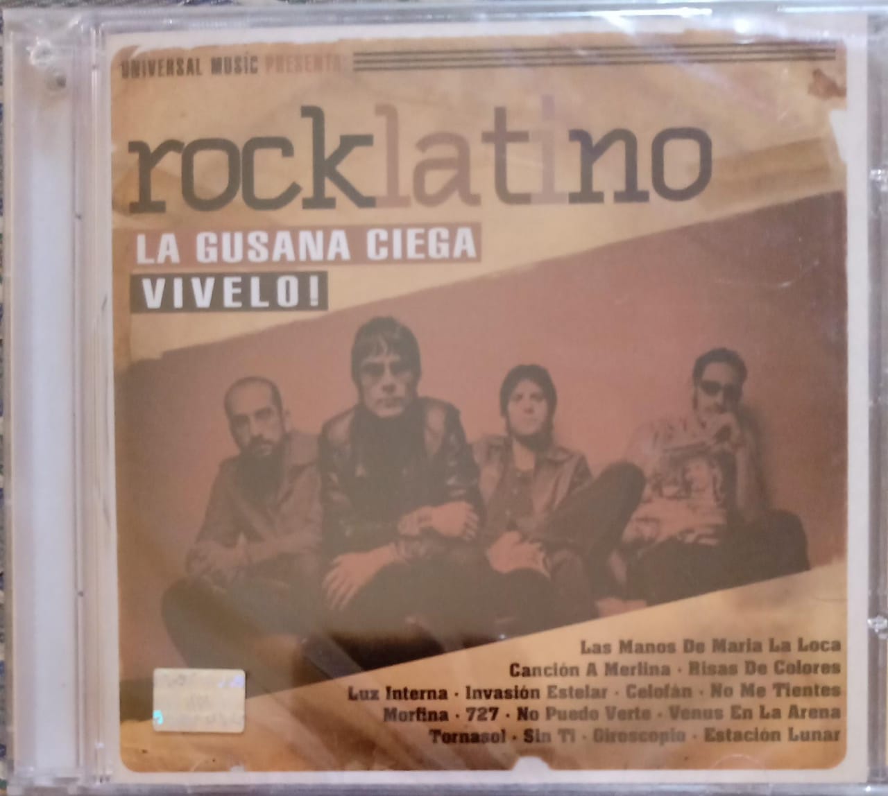 La Gusana Ciega. RockLatino Vívelo!. Cd nuevo.