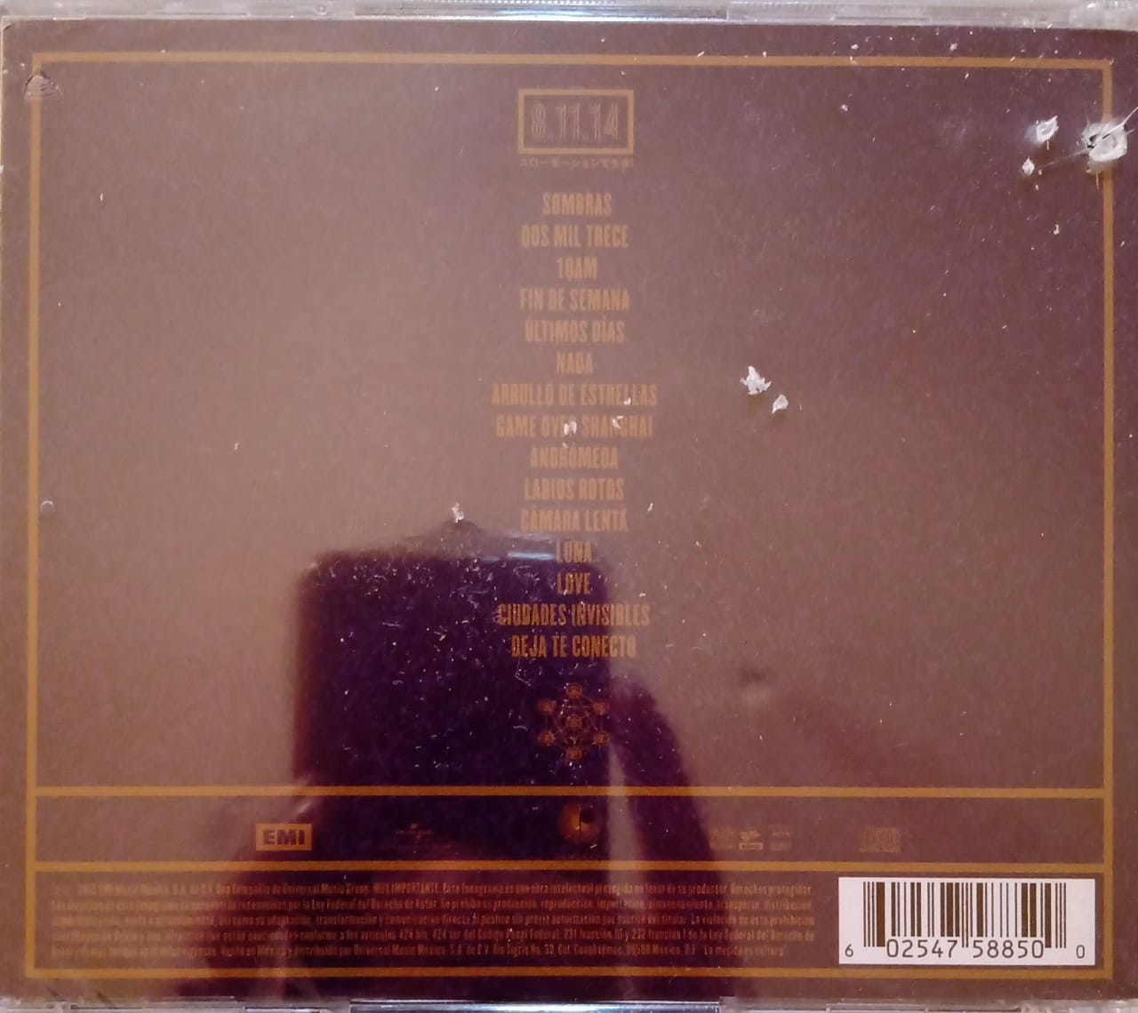 Zoé – 08.11.14 En Vivo En El Foro Sol. Cd nuevo.