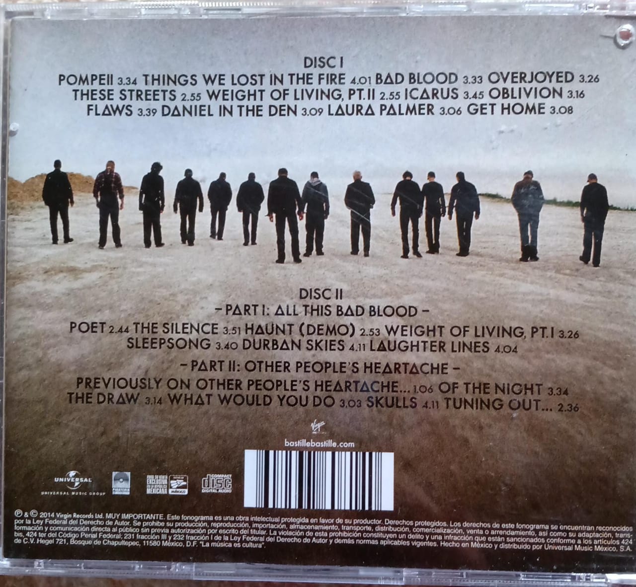 Bastille – All This Bad Blood (CD doble en excelente estado).